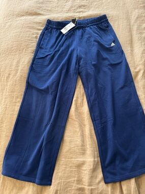 adidas Navy Blue Athletic Pants